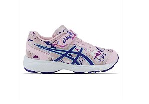 Tenis Asics Fantasy 4 Infantil Rosa e Roxo
