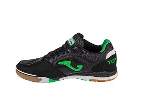 Chuteira Joma Futsal Top Flex Rebound Preto Verde