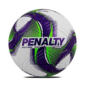 Bola Penalty Futsal Lider XXV Branco Verde Roxo