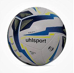 Bola Uhlsport Society Match R1 -Preto Azul Amarelo 72501S