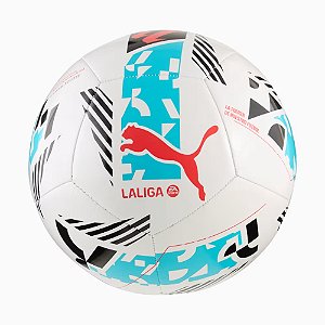 Bola Puma Campo Orbita La Liga 1 MS Branca e multicolor