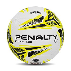 Bola Penalty Futsal RX 500 XXIII Amarelo Branco Preto