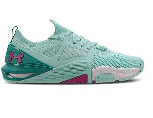 Tenis Under Armour Tribase Cross 2 Preto Verde Branco Roxo