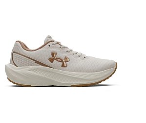 Tenis Under Armour Charged Wing 2 Unissex Branco Dourado