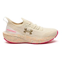 Tenis Under Armour Charged Quicker 2 Bege Rosa