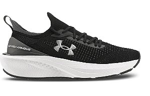 Tenis Under Armour Charged Quicker 2 Preto Branco