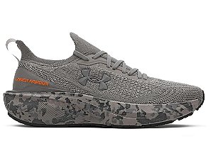 Tenis Under Armour Charged Quicker 2 Cinza Camuflado