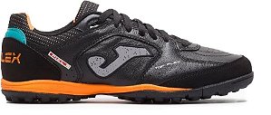 Chuteira Joma Society Top Flex Preto Laranja