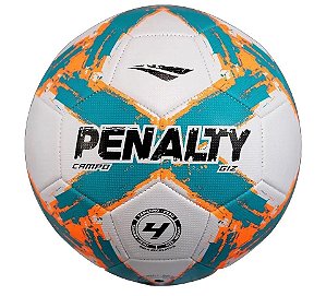 Bola Penalty Campo Giz N4 XXV Branco Azul Laranja
