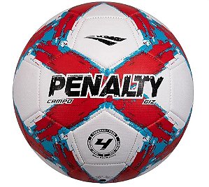 Bola Penalty Campo Giz N4 XXV Branco Vermelho Azul