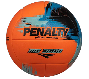 BOLA VÔLEI MG 3600 PENALTY XXV Laranja Turquesa Azul