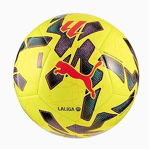 Bola Puma Campo Orbita La Liga 1 MS Amarelo e multicolor