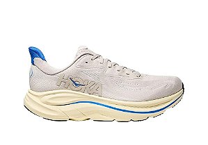 Tenis Hoka Clifton 10 Masculino Branco Azul