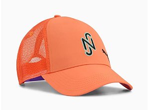 Bone Puma Neymar Jr Trucker Laranja Roxo
