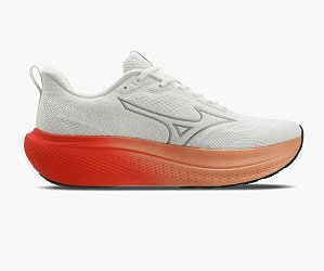 Tenis Mizuno Base Prime Masculino Branco Vermelho
