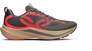 Tenis Olympikus Corre Vento 3 Masculino Chumbo Vermelho