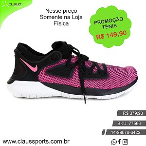 Tênis Nike Flex 2019 Run Feminino - Preto e Pink