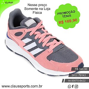 Tênis Adidas Chaos Feminino - Rosa e Branco EG8765