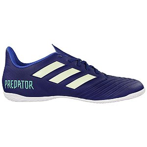 CHUTEIRA FUTSAL ADIDAS PREDATOR TANGO 18.4 IN ROYAL/VERDE CLARO CP9277