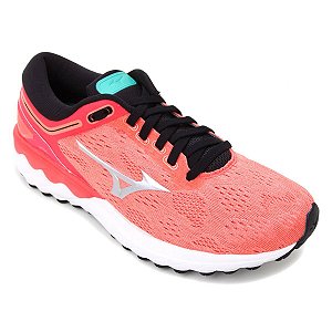 Tênis Mizuno Wave Sky Rise Feminino - Coral