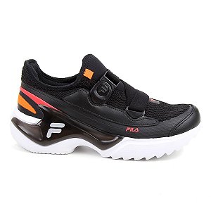 Tênis Fila F-Loop Feminino - Preto e Laranja