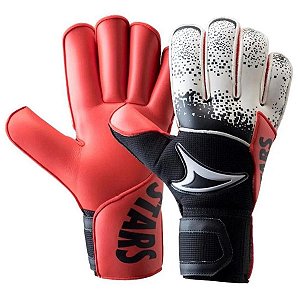 Luva Goleiro Three Stars Fox Profissional - Vermelho