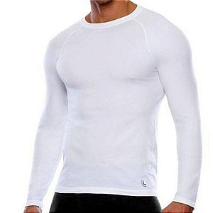 Camisa Térmica Manga Longa Lupo Masculina - Branco