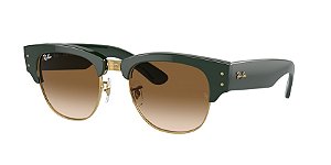 RAY-BAN MEGA CLUBMASTER RB0316S-53-136851 VERDE&OURO/MARROM DEGRADE