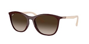 RAY-BAN  RB4317L-56-639413 VINHO/MARROM DEGRADE