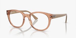 Ray-Ban RX7227-53-8313 Marrom Claro Transparente