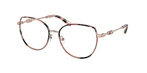 Michael Kors Empire Round MK3066J-53-1108 Ouro Rosado/Tartaruga Rosa