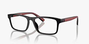 Polo PH2274U-56-5001 Preto brilhante/Vermelho emborrachado