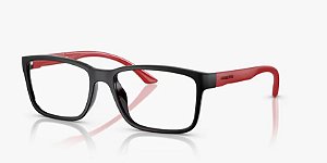 Óculos de Grau Arnette Derail AN7276U-55-2758 Preto fosco hastes Vinho