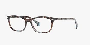 Óculos de Grau Ralph RA7089-53-1692 Tartaruga-Azul brilhante