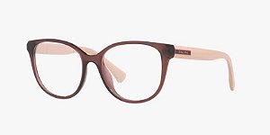 Óculos de Grau Ralph RA7185L-53-6262 Marrom transparente