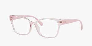 Óculos de grau Grazi GZ3139-55-N207 Rosa-claro translúcido