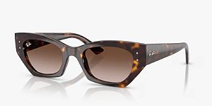 Óculos de sol Ray-Ban Zena RB4430-52-135913 Havana lentes Marrom degradê