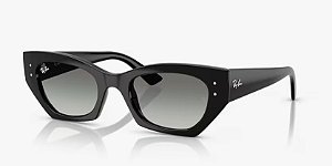 Óculos de sol Ray-Ban Zena RB4430-52-667711 Preto lentes Cinza degradê