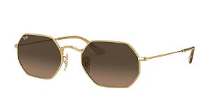 Ray-Ban Octagonal 0RB3556N Ouro