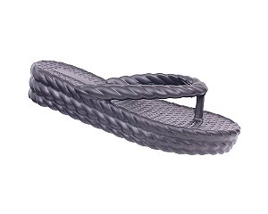 Chinelo Nuvem 3 Tranças Preto