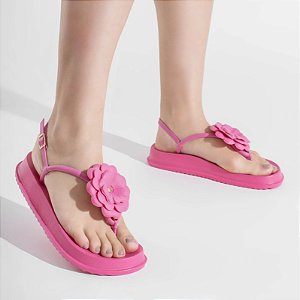 Sandália Polly de EVA Flor Leve Macia e Confortável Pink