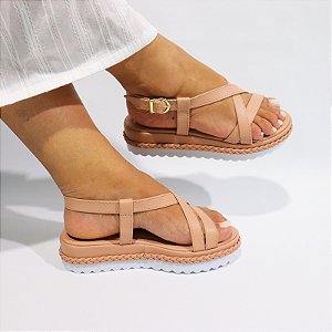 Flat Salete Nude Modelo STE104