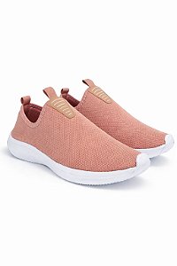 Tênis Meia 1004 D'Baesse de Moda Feminina Nude
