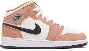 Tênis Air Jordan 1 Mid SE Wmns 'Lift Up' Vermelho Feminino - Loja Dopamina