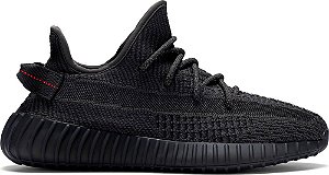 Tênis Yeezy Boost 350 V2 Static Black Non Refletivo  Preto Unissex