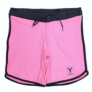 Bermuda Men's Physique Curta Rosa Claro Fluor