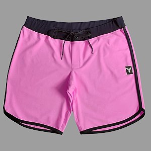 Bermuda Men's Physique Curta Rosa Claro