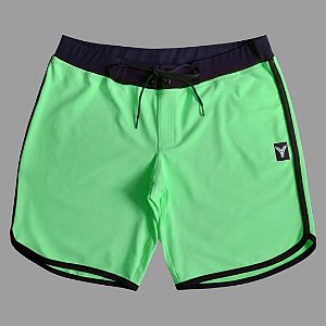 Bermuda Men's Physique Curta Verde Clara Fluor