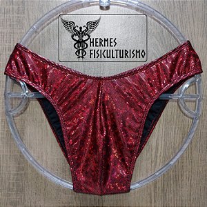 Sunga Bodybuilder Rubi Holográfica - Corte IFBB