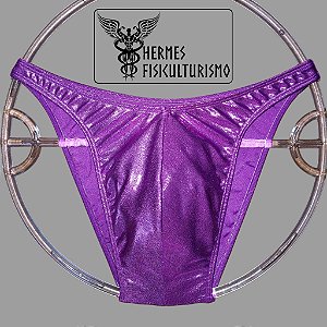 Sunga Bodybuilder Lilás Brilhante - Corte Tradicional